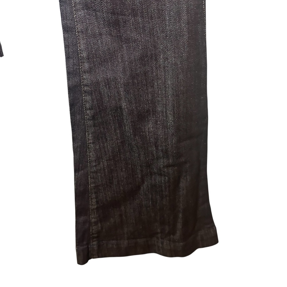 William Rast Trouser Flare Jeans 26 x 35 Low Rise Dark Wash - Picture 7 of 13